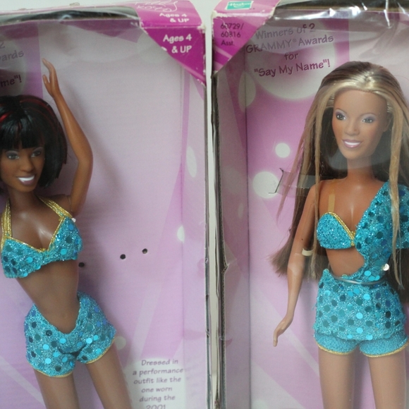 Destiny's Child Beyonce & Kelly GRAMMY Awards Dolls Pre-owned in Box - Picture 3 of 16